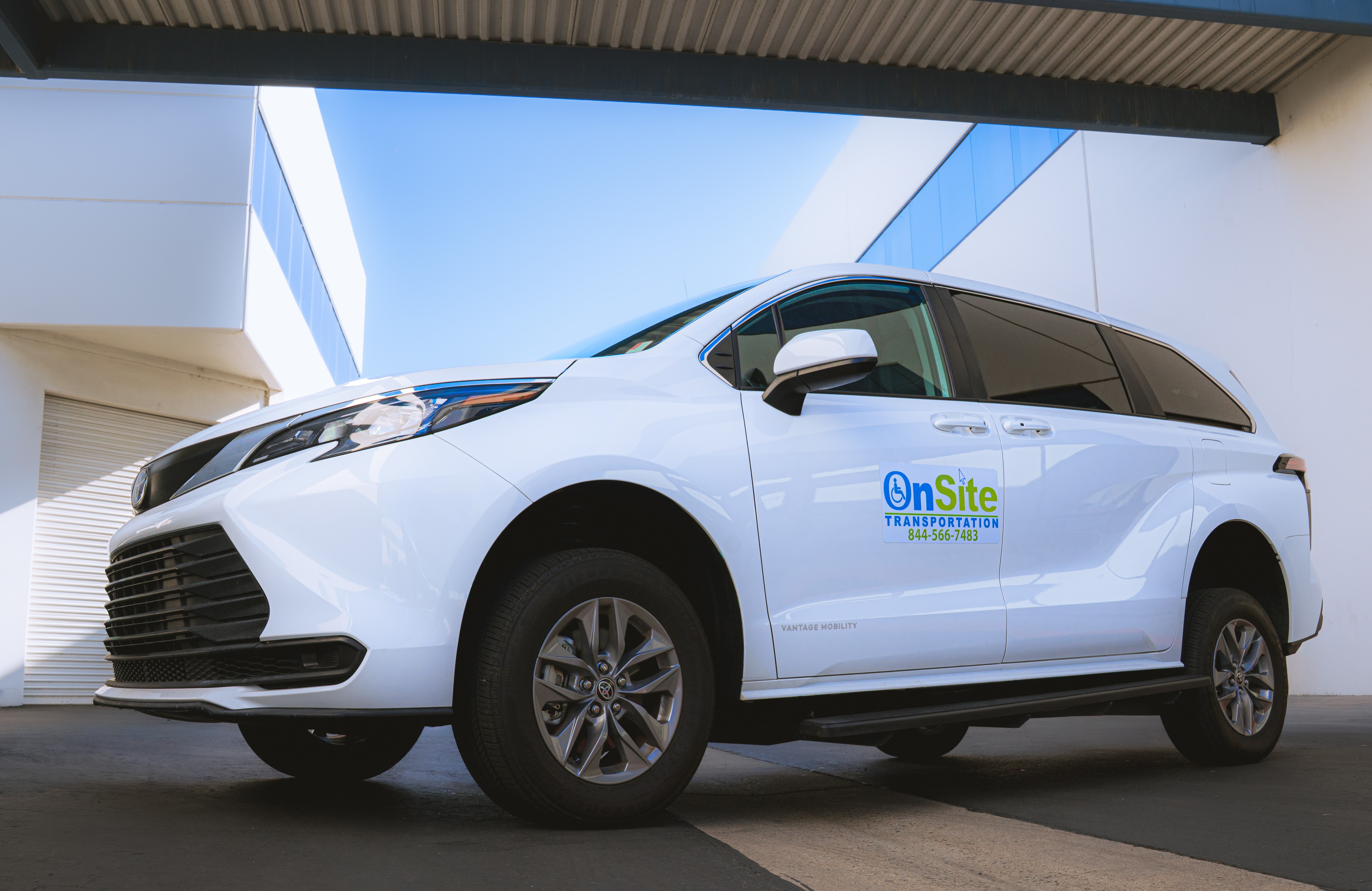 Los Angeles wheelchair van interior for NEMT services